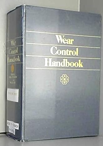 wear control handbook 1st edition american society of mechanical engineers 9991656731, 978-9991656731