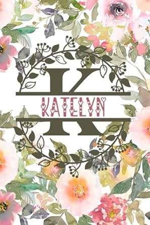 katelyn personalized to do list notepad with elegant floral design cover 120 pages of practicality and charm