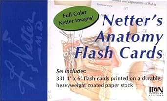 netters anatomy flash cards 1st edition john t hansen 1929007086, 978-1929007080