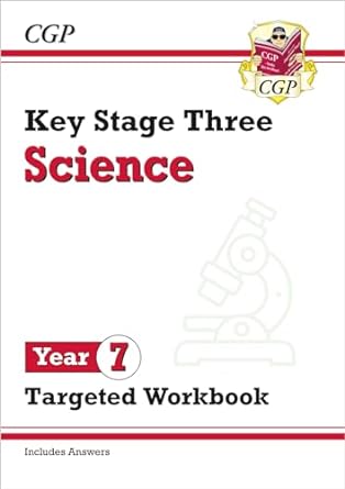 new ks3 science year 7 targeted workbook 1st edition cgp books 1789082633, 978-1789082630