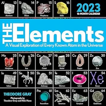 the elements 2023 wall calendar bilingual edition theodore gray ,nick mann 0762479620, 978-0762479627