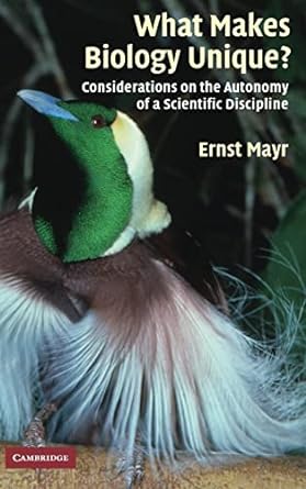 what makes biology unique considerations on the autonomy of a scientific discipline 1st edition ernst mayr