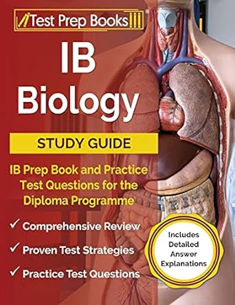 ib biology study guide ib prep book and practice test questions for the diploma programme includes detailed