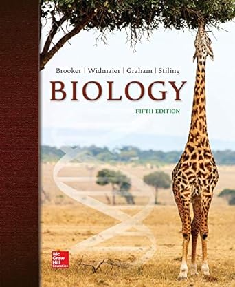 loose leaf for biology 5th edition robert brooker ,eric widmaier ,linda graham ,peter stiling 1260487903,