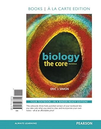 biology the core books a la 2nd edition eric j simon 0134287746, 978-0134287744