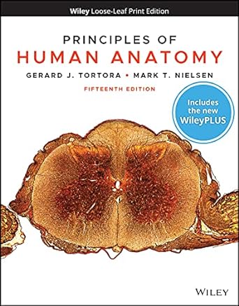 principles of human anatomy 15e wileyplus card with loose leaf set 15th edition mark nielsen ,gerard j