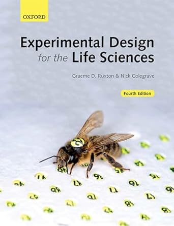 experimental design for the life sciences 4th edition graeme d ruxton ,nick colegrave 0198717350,