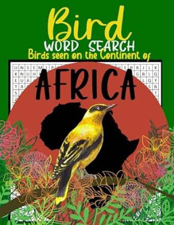 bird word search birds seen on the continent of africa 1st edition philly williams b0cqvyhzmn, 979-8872596660