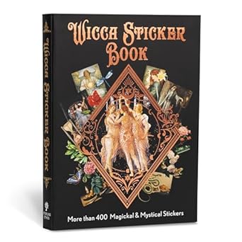 wicca sticker book more than 400 magickal and mystical stickers 1st edition union square co 1454950781,