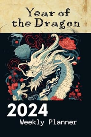 2024 chinese new year of the dragon planner 1st edition moo yung lee b0cr8klptt