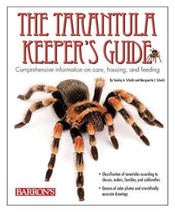 the tarantula keepers guide comprehensive information on care housing and feeding 2nd edition stanley a