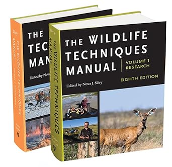 the wildlife techniques manual volume 1 research volume 2 management eigh edition nova j silvy 1421436698,