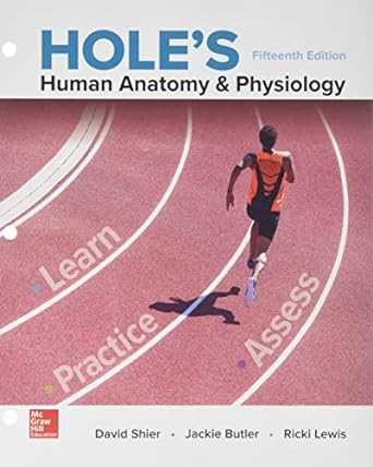 loose leaf for holes human anatomy and physiology 15th edition david shier ,jackie butler ,ricki lewis