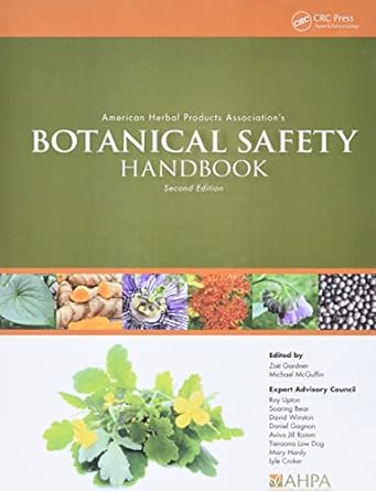 american herbal products associations botanical safety handbook 2nd edition zoe gardner ,michael mcguffin