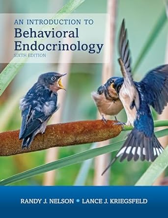 an introduction to behavioral endocrinology 6th edition randy j nelson ,lance j kriegsfeld 0197542751,