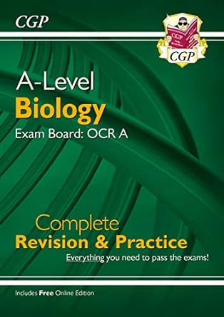 new a level biology for 2018 ocr a year 1 and 2 complete revision and practice with online edition cgp books