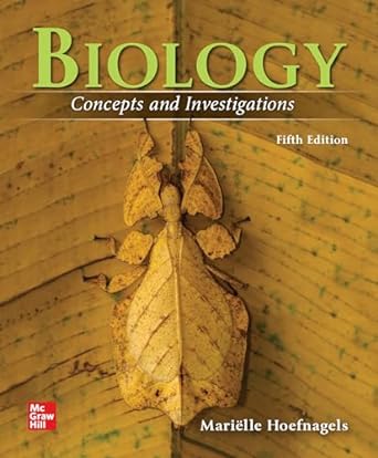loose leaf for biology concepts and investigations 5th edition marielle hoefnagels 1260542165, 978-1260542165