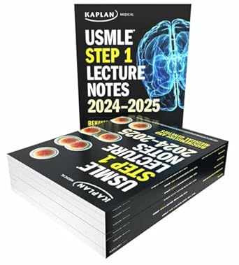 usmle step 1 lecture notes 2024 2025 7 book preclinical review 1st edition kaplan medical 1506285597,