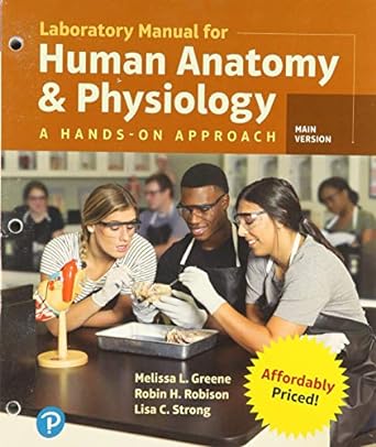 laboratory manual for human anatomy and physiology a hands on approach main version 1st edition melissa