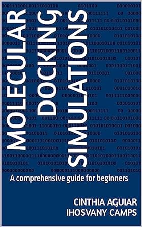 molecular docking simulations a comprehensive guide for beginners 1st edition cinthia aguiar ,ihosvany camps