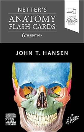 netters anatomy flash cards 6th edition john t hansen phd 0323834175, 978-0323834179