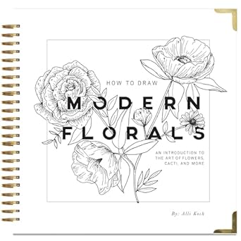 how to draw modern florals an introduction to the art of flowers cacti and more 1st edition alli koch ,paige