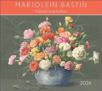 marjolein bastin natures inspiration 2024 deluxe wall calendar with print deluxe edition marjolein bastin