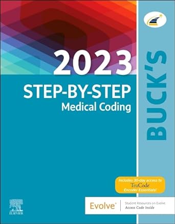 bucks 2023 step by step medical coding 1st edition elsevier 0323874126, 978-0323874120