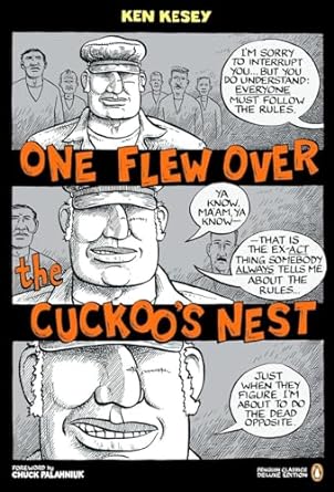 one flew over the cuckoos nest deluxe edition ken kesey ,joe sacco ,robert faggen ,chuck palahniuk