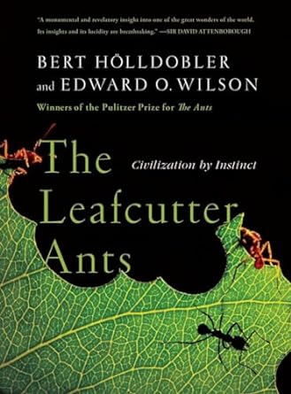 the leafcutter ants civilization by instinct original edition bert holldobler ,edward o wilson 0393338681,