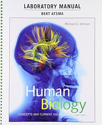 laboratory manual for human biology concepts and current issues 1st edition michael johnson ,bert atsma