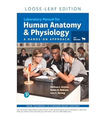 laboratory manual for human anatomy and physiology a hands on approach cat version loose leaf + modified