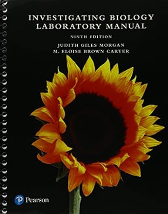 investigating biology laboratory manual 9th edition judith morgan ,m eloise carter 0134473469, 978-0134473468