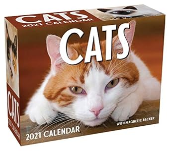 cats 2021 mini day to day calendar 1st edition andrews mcmeel publishing 1524857009, 978-1524857004