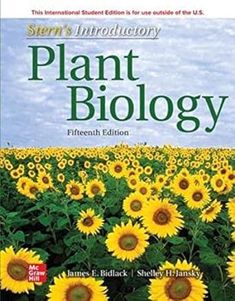 ise sterns introductory plant biology 15th edition james bidlack ,shelley jansky ,kingsley r stern