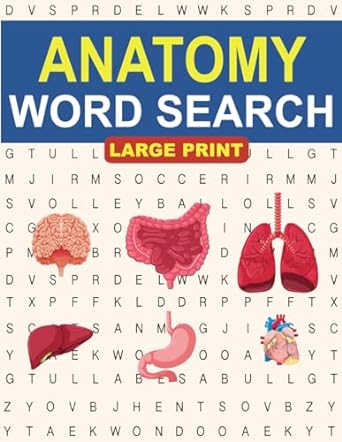 anatomy word search human anatomy and physiology workbook 700+ human body organs words medical word search