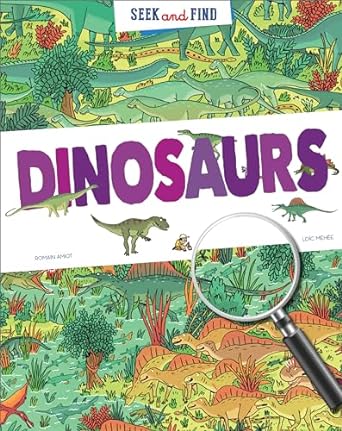 seek and find dinosaurs act csm edition romain amiot ,loic mehee 1441324747, 978-1441324740