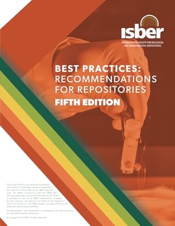 isber best practices recommendations for repositories fif edition emma snapes b0cqtpssyh, 979-8864211014