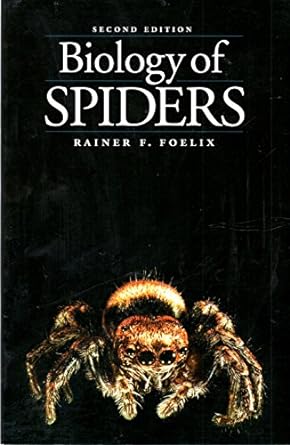 biology of spiders 2nd edition rainer f foelix 0195095944, 978-0195095944