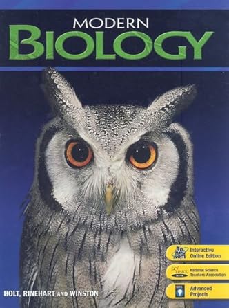 modern biology   2006 1st edition rinehart and winston holt 0030735424, 978-0030735424