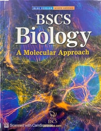 bscs biology a molecular approach 9th edition mcgraw hill education 0078664276, 978-0078664274