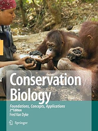 conservation biology foundations concepts applications 2nd edition fred van dyke 1402068905, 978-1402068904