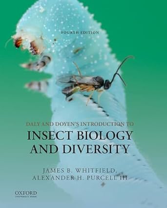 daly and doyens introduction to insect biology and diversity 1st edition james b whitfield ,alexander purcell