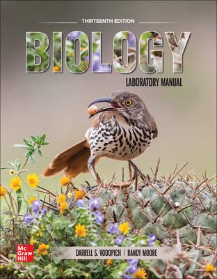 loose leaf for biology laboratory manual 13th edition darrell vodopich ,randy moore 1264405987, 978-1264405985