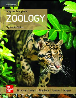 hickman integrated principles of zoology 2020 18e 18th edition cleveland hickman, jr ,susan keen ,allan