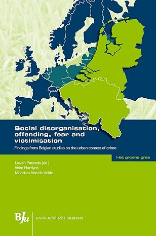 social disorganisation offending fear and victimisation findings from belgian studies on the urban context of