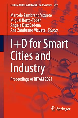 i+d for smart cities and industry proceedings of ritam 2021 1st edition marcelo zambrano vizuete ,miguel