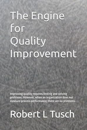 the engine for quality improvement improving quality requires finding and solving problems however when an