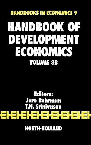 handbook of development economics vol 3b 1st edition j behrman ,t n srinivasan 0444823026, 978-0444823021