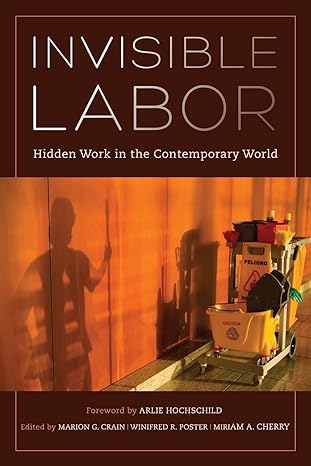 invisible labor hidden work in the contemporary world 1st edition marion crain, winifred poster, miriam